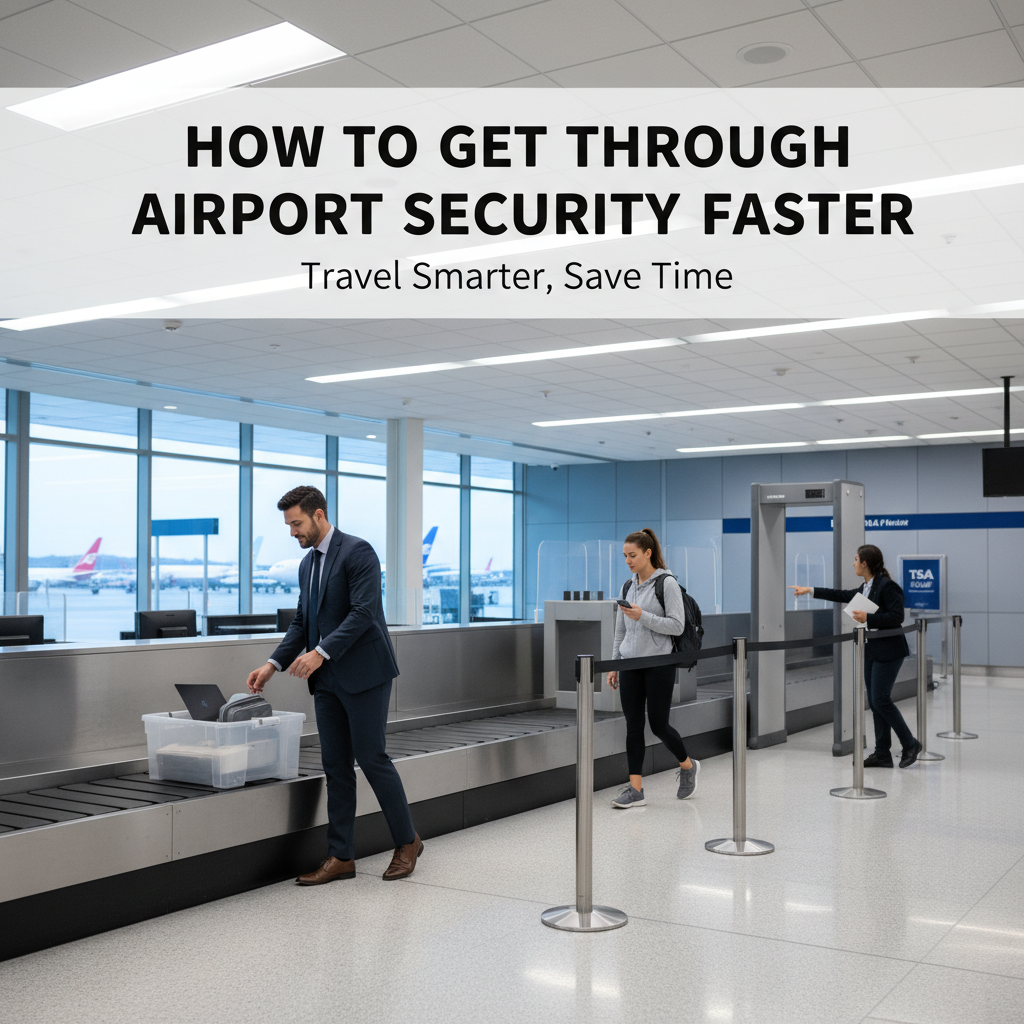 How to Get Through Airport Security Faster