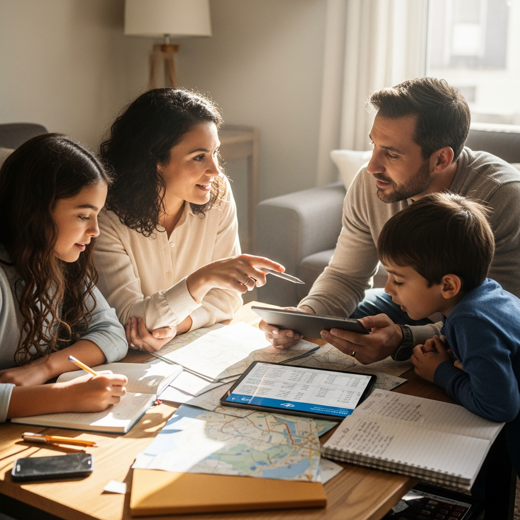 How do I plan a family trip