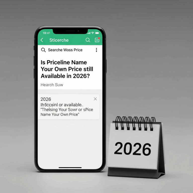 Professional photograph related to: Is Priceline Name Your Own Price Still Available in 2026?. High